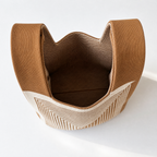 Labyrinth Beige Handbag