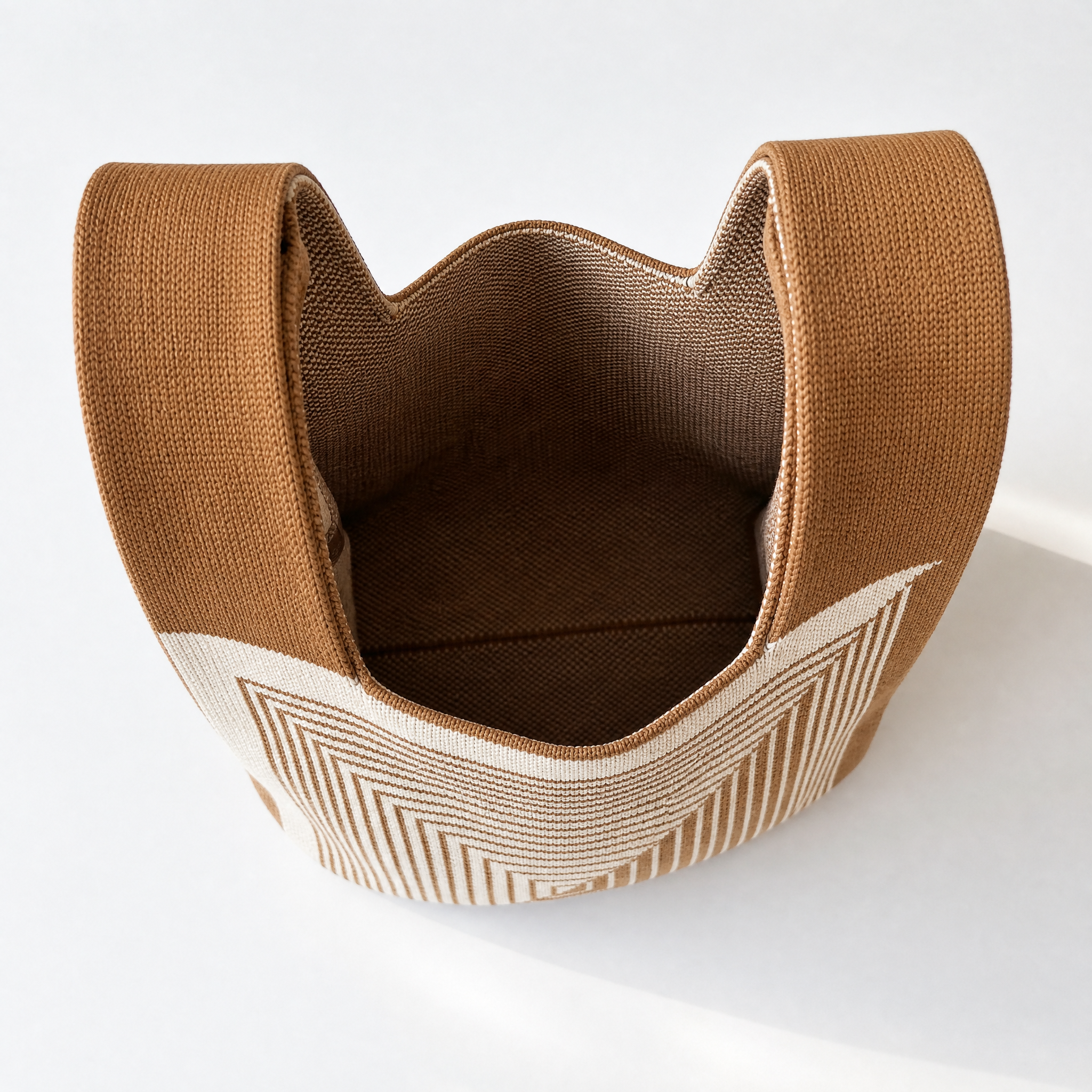 Labyrinth Beige Handbag