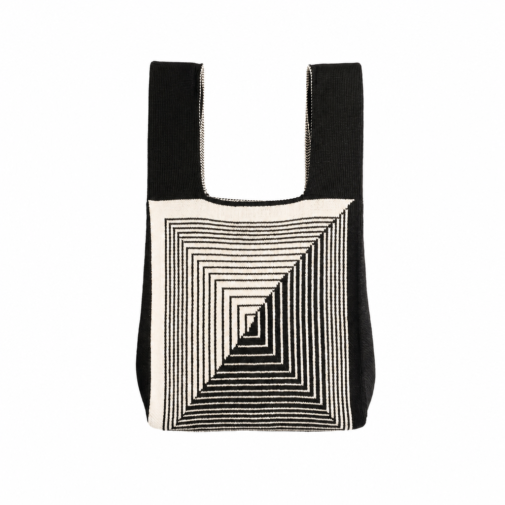 The Labyrinth Black Handbag