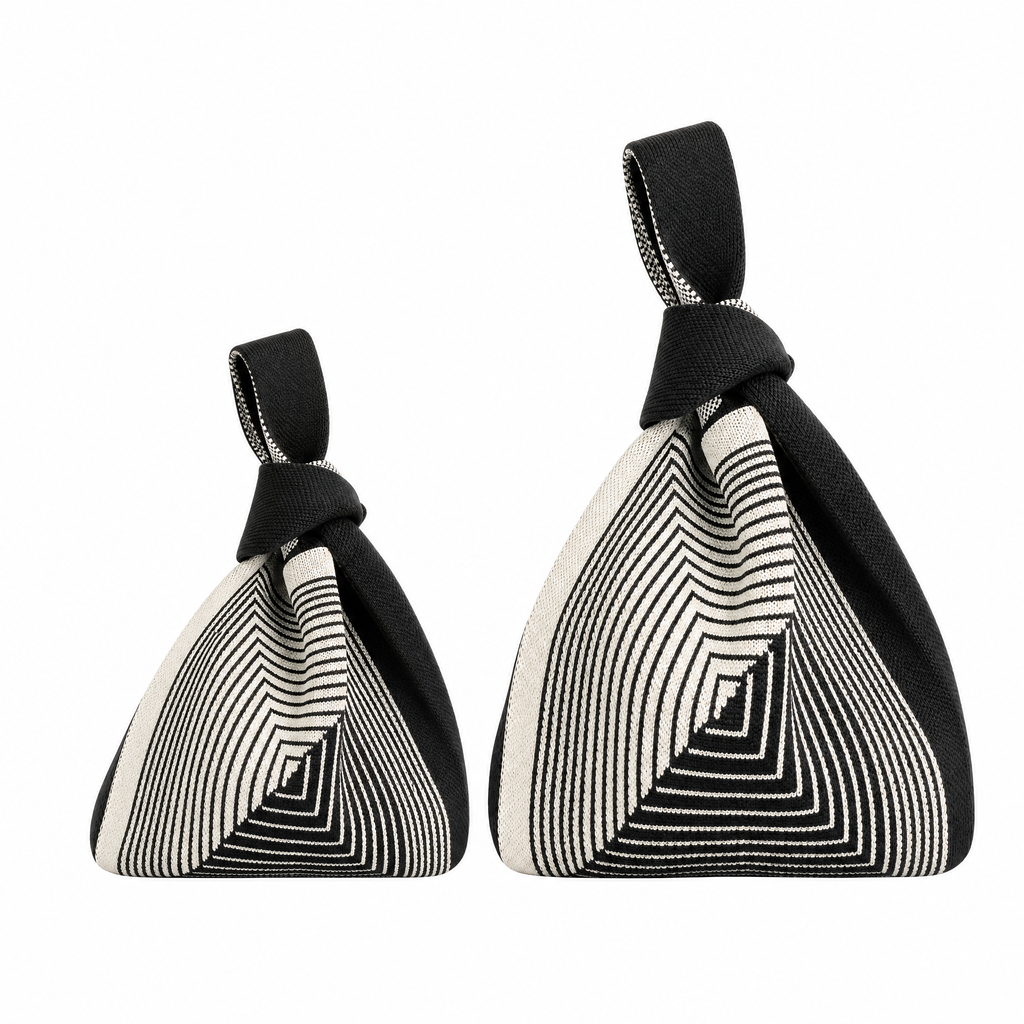 The Labyrinth Black Handbag