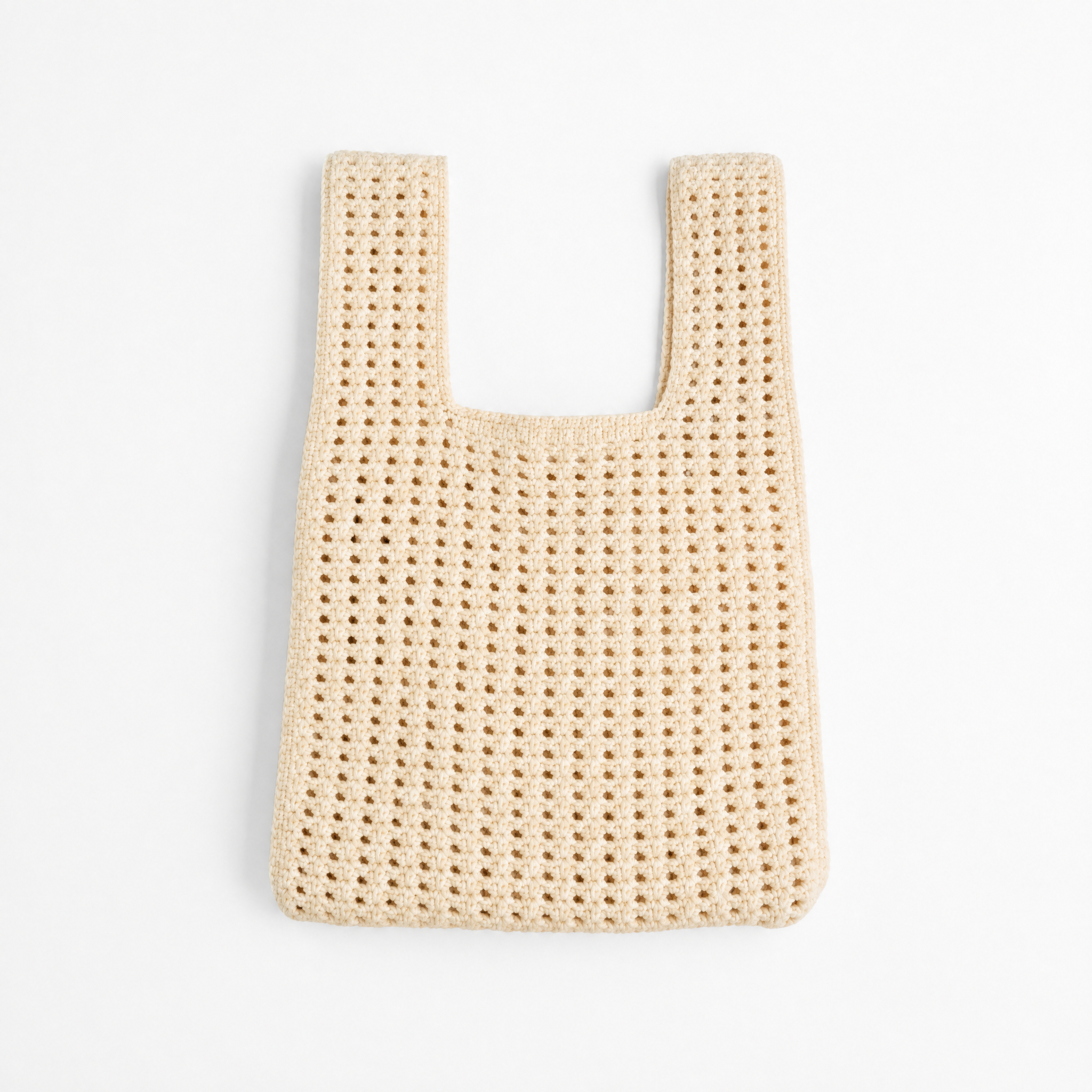 Oat Crochet Handbag
