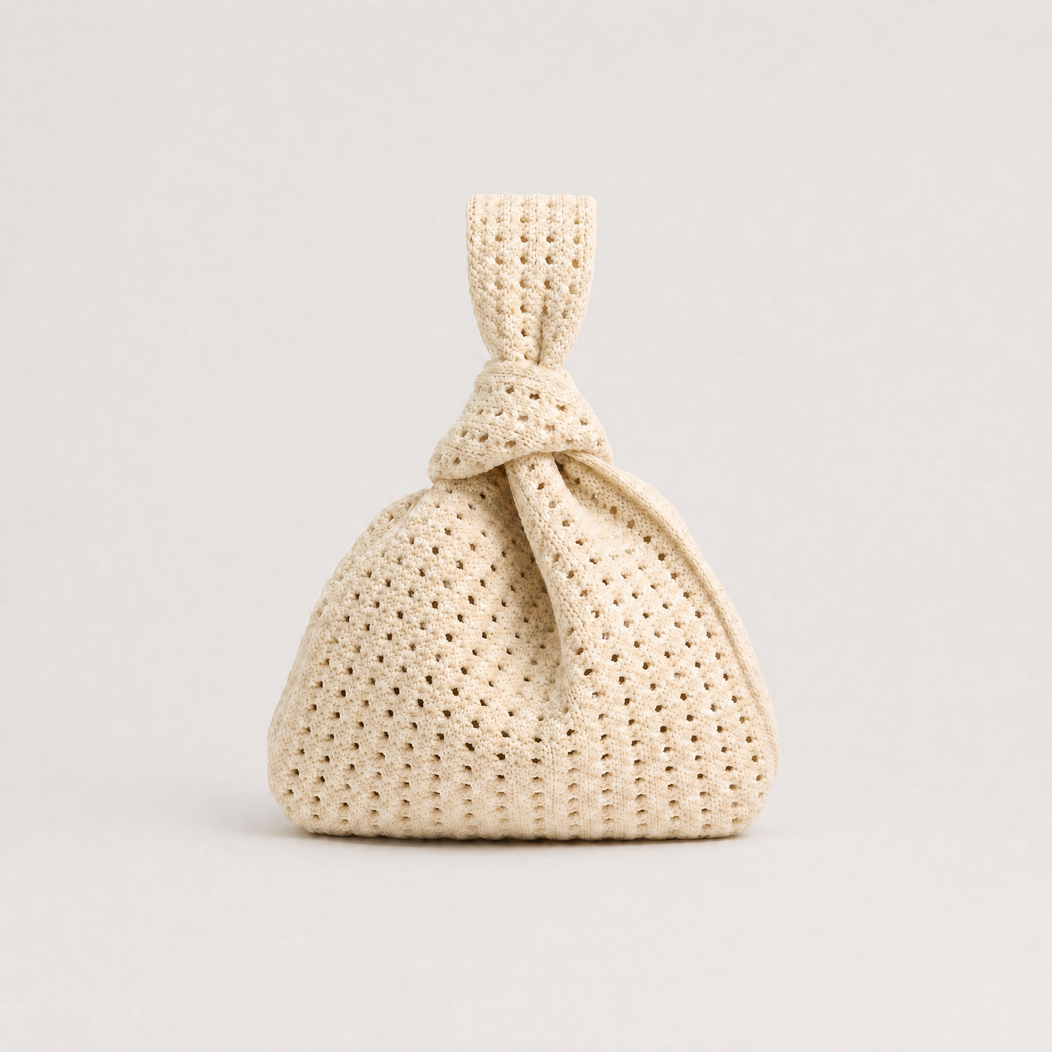 Oat Crochet Handbag