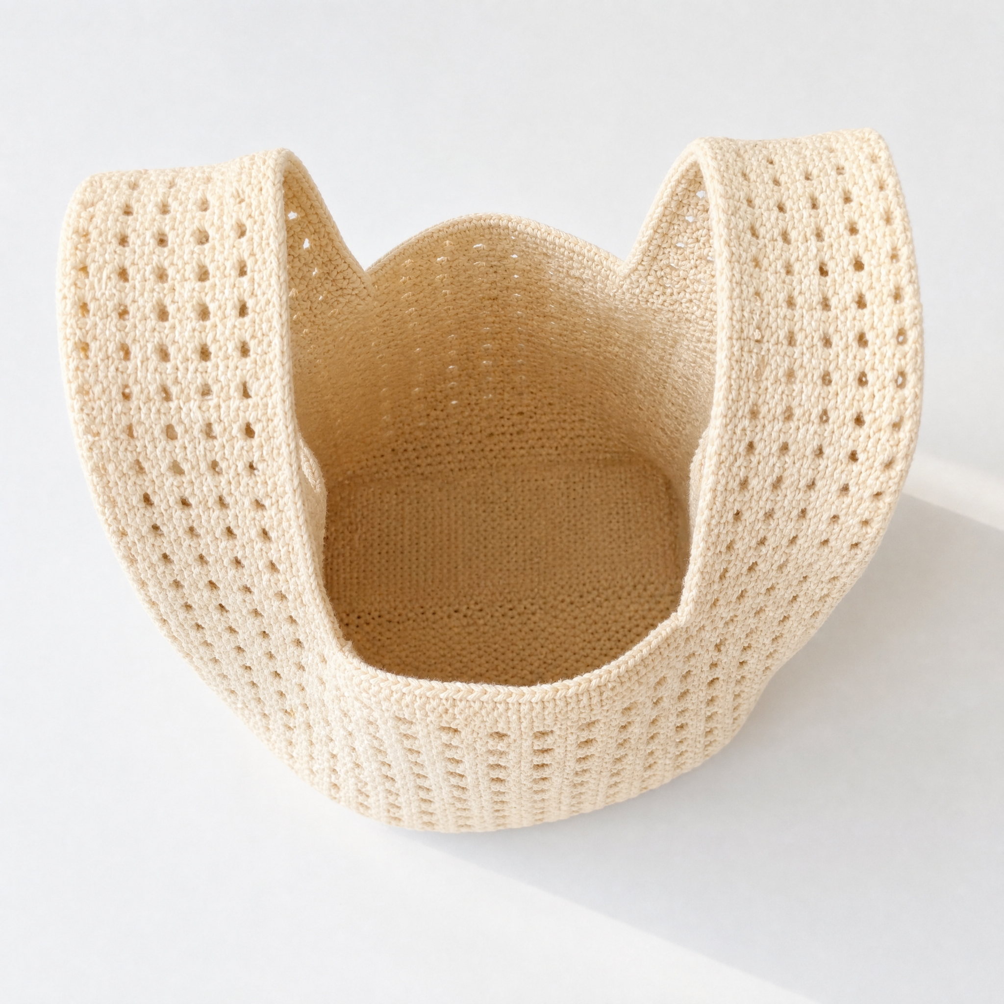 Oat Crochet Handbag