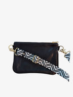 Alice Crossbody Bag, Black Leather