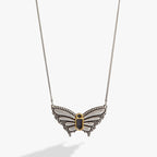 Antique Butterfly Necklace - Willow & Luna