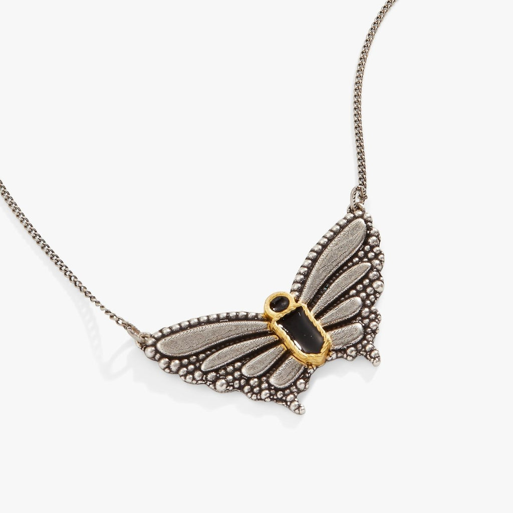 Antique Butterfly Necklace - Willow & Luna