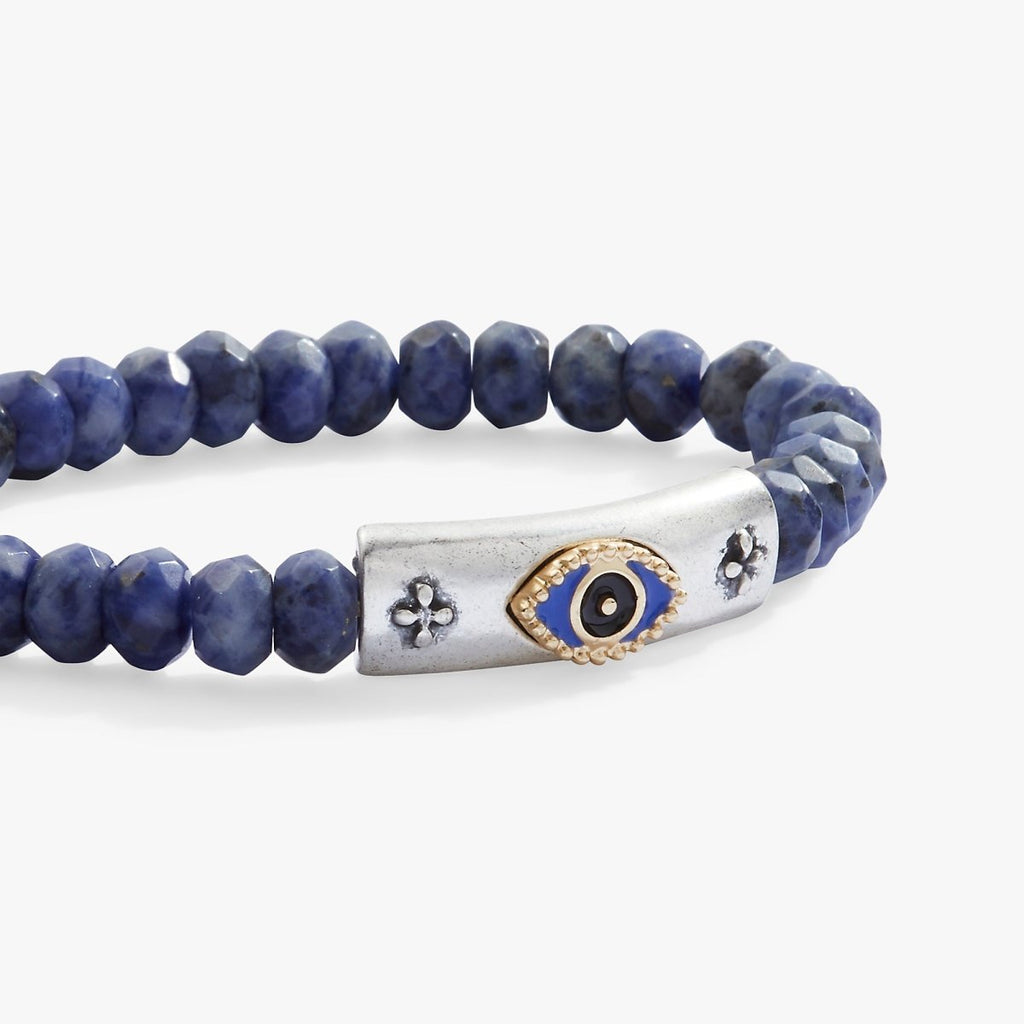 Antique Evil Eye Stretch Bracelet - Willow & Luna