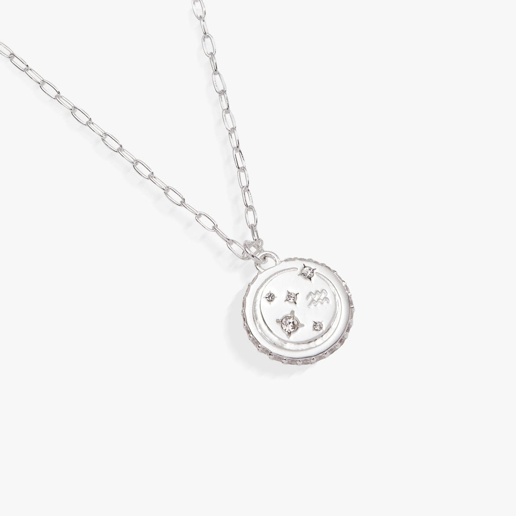 Aquarius Zodiac Precious Necklace - Willow & Luna