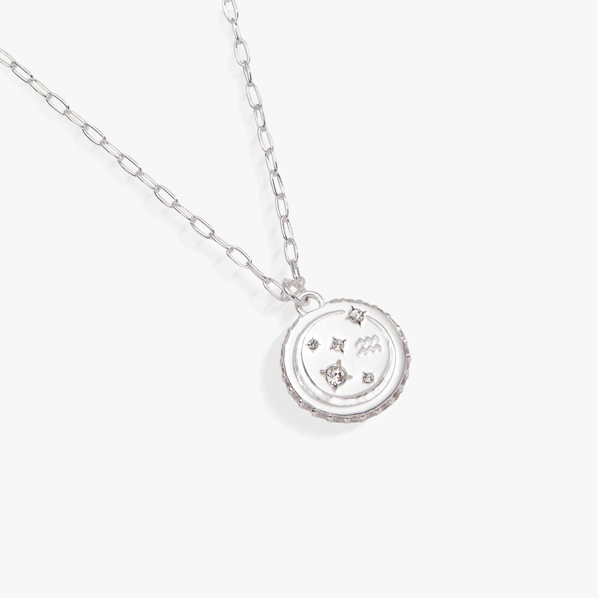 Aquarius Zodiac Precious Necklace - Willow & Luna