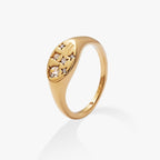 Aquarius Zodiac Ring - Willow & Luna