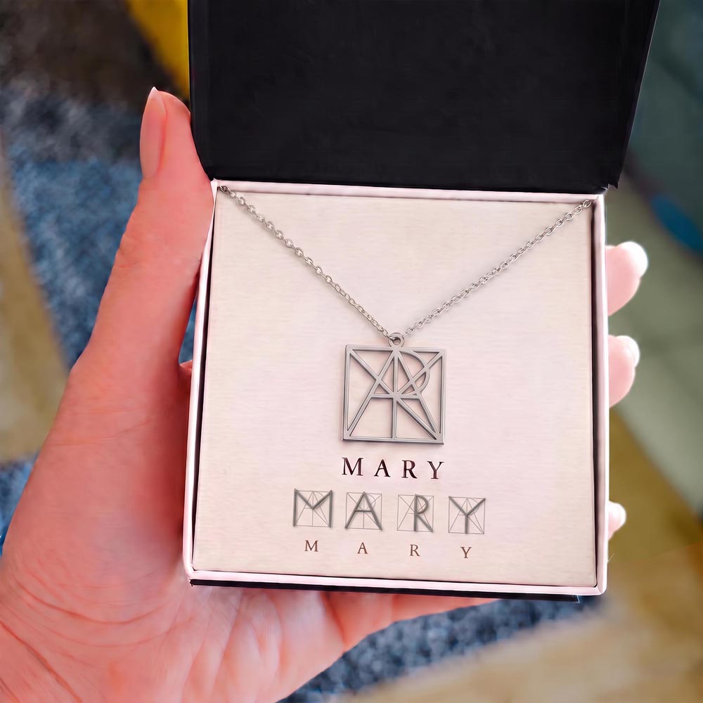 Minimalist Monogram Name Necklace