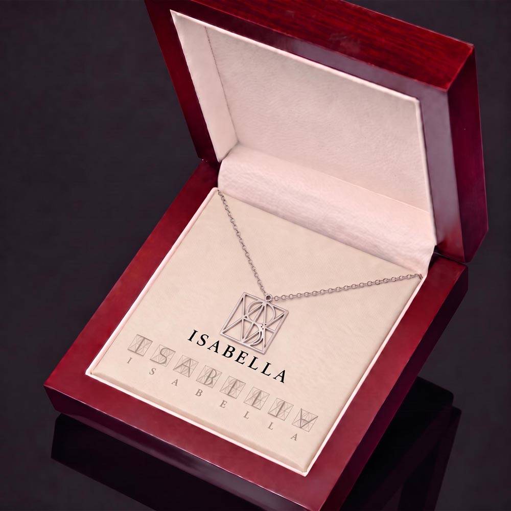 Minimalist Monogram Name Necklace