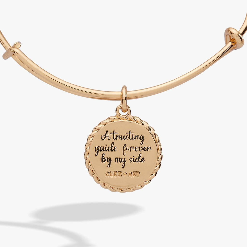 Aunt 'A Trusting Guide Forever By My Side' Charm Bangle - Willow & Luna
