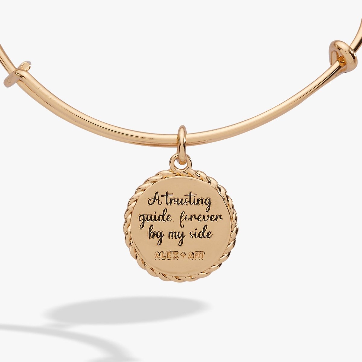 Aunt 'A Trusting Guide Forever By My Side' Charm Bangle - Willow & Luna