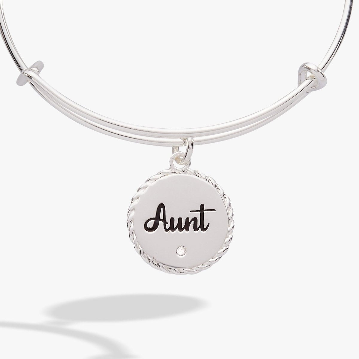 Aunt 'A Trusting Guide Forever By My Side' Charm Bangle - Willow & Luna