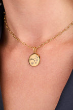 Aunt Flower Disc Charm - Willow & Luna