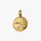 Aunt Flower Disc Charm - Willow & Luna