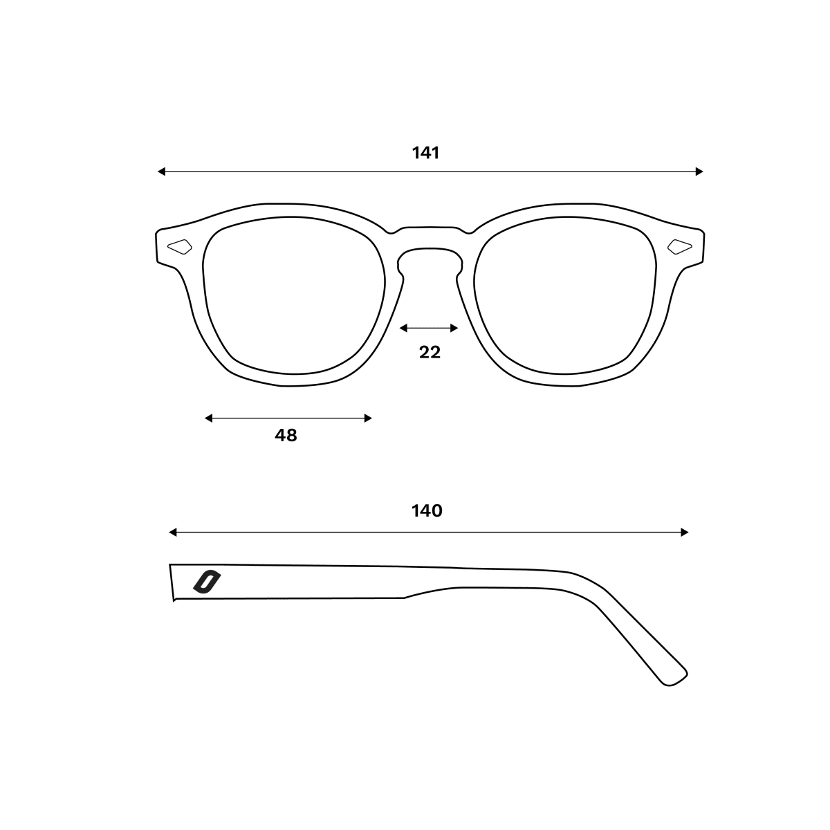 Aveiro - Unisex Bio Acetate Sunglasses - Willow & Luna