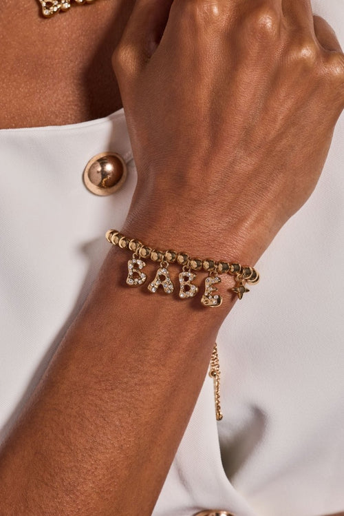 'Babe' Bubble Beaded Bolo Bracelet - Willow & Luna