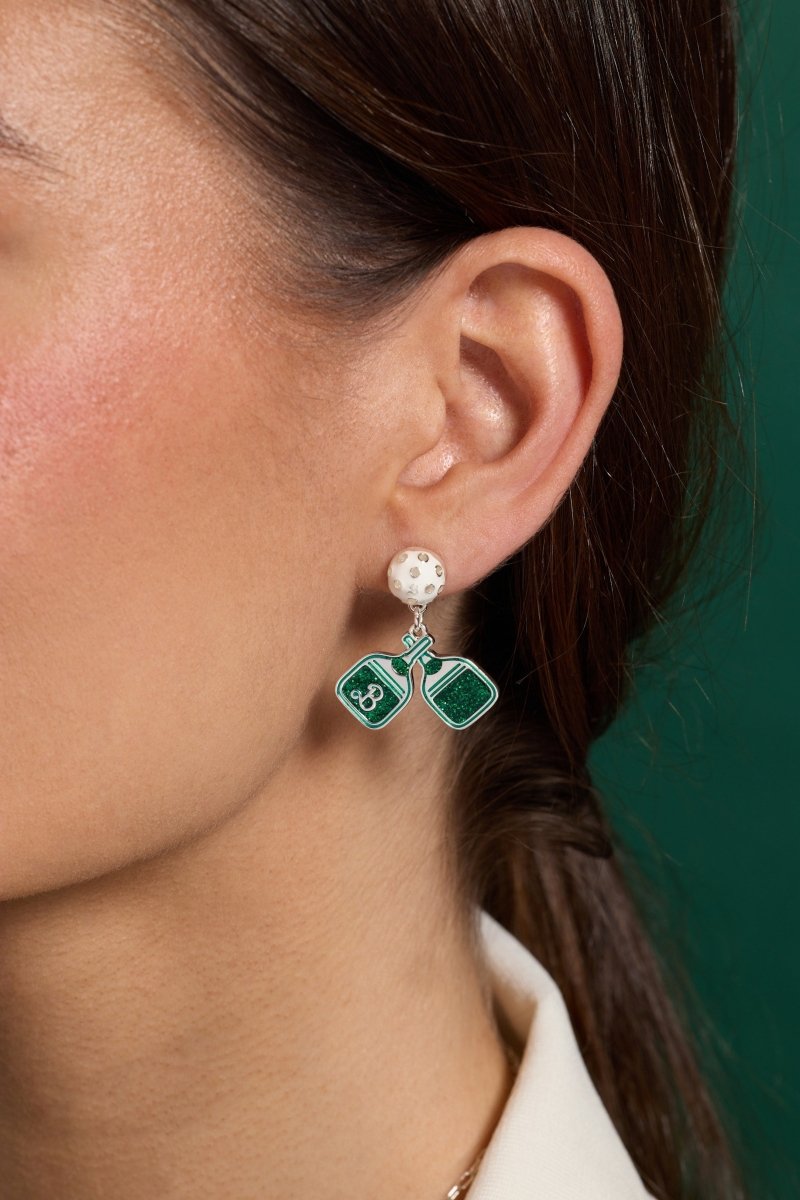 Barbie™ Pickleball Drop Earrings - Willow & Luna