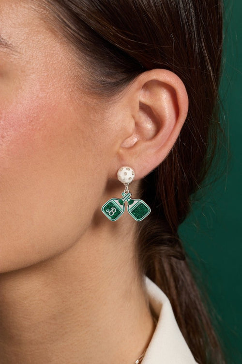 Barbie™ Pickleball Drop Earrings - Willow & Luna
