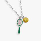 Barbie™ Tennis Charm Pendant - Willow & Luna