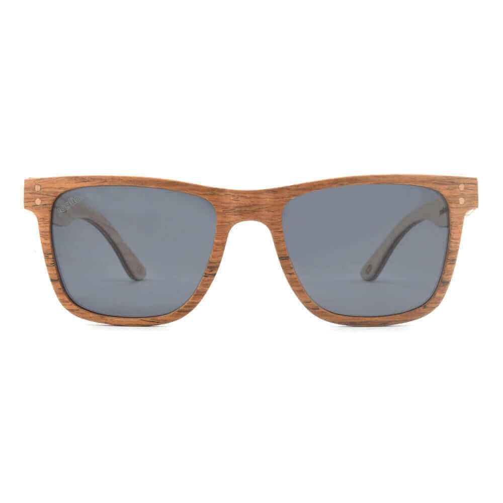 Benja - Wooden Veneer Sunglasses - Willow & Luna