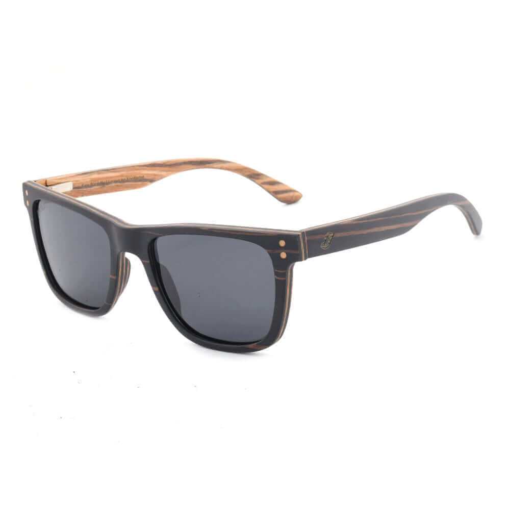 Benja - Wooden Veneer Sunglasses - Willow & Luna