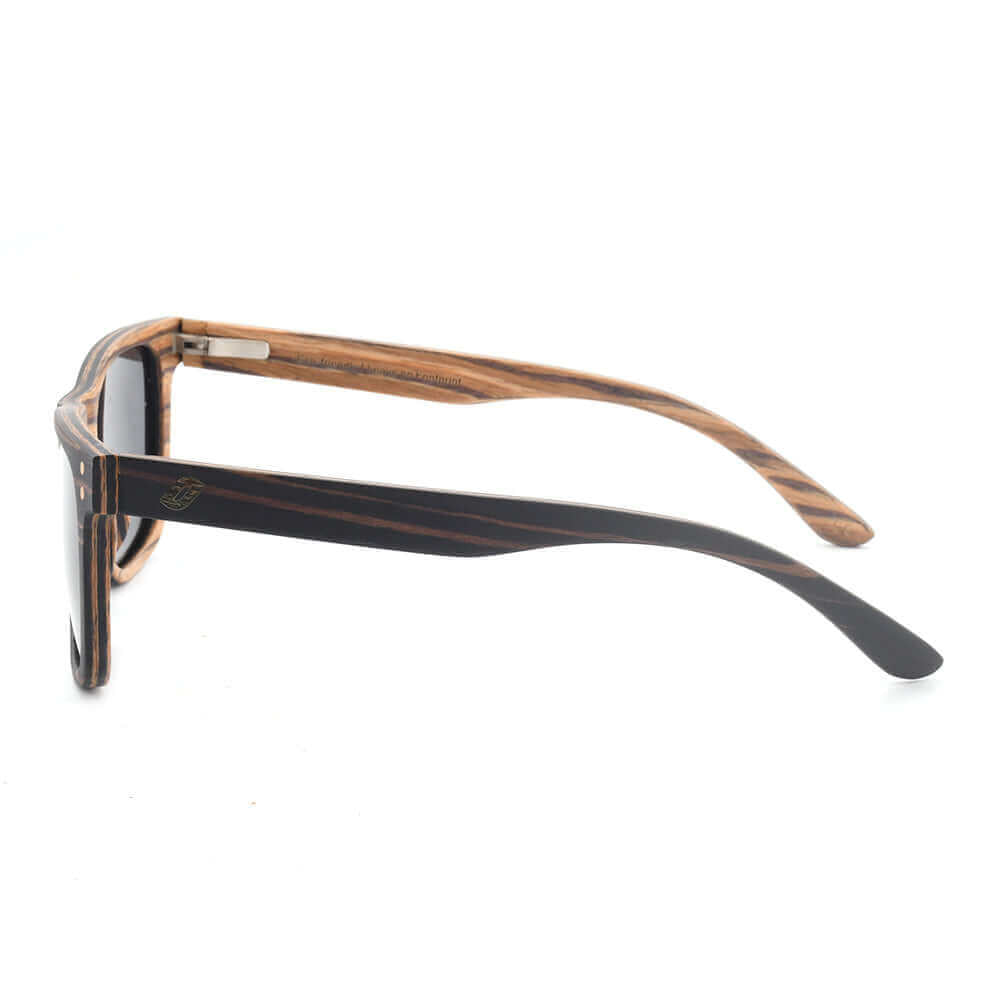 Benja - Wooden Veneer Sunglasses - Willow & Luna
