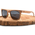 Benja - Wooden Veneer Sunglasses - Willow & Luna