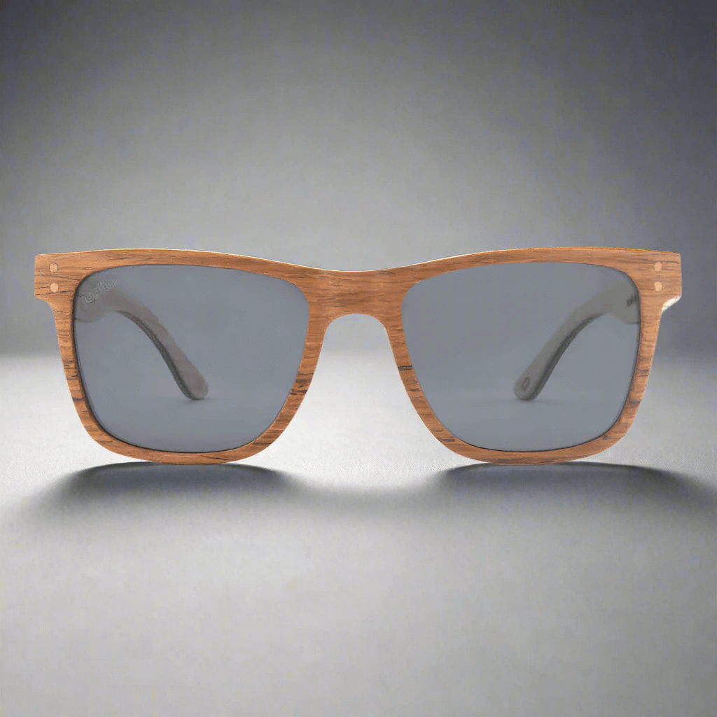 Benja - Wooden Veneer Sunglasses - Willow & Luna