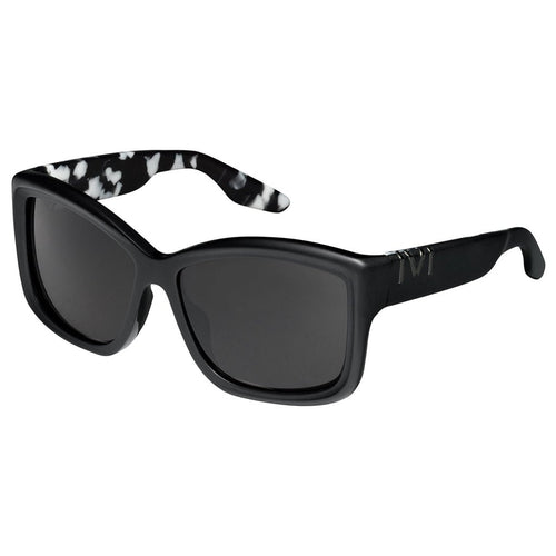 Beverly: Matte Black - Marble Stone / Grey Lens - Willow & Luna