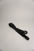 Black Vegan Leather Strap - Willow & Luna