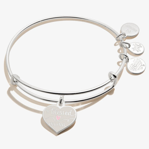 'Blessed Mama' Charm Bangle - Willow & Luna