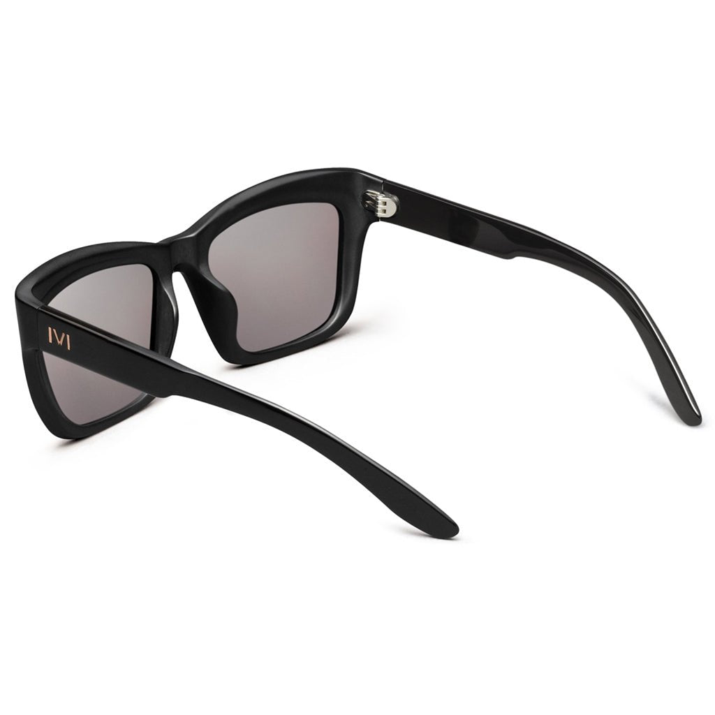 Bonnie: Polished Black / Rose Gradient Lens - Willow & Luna