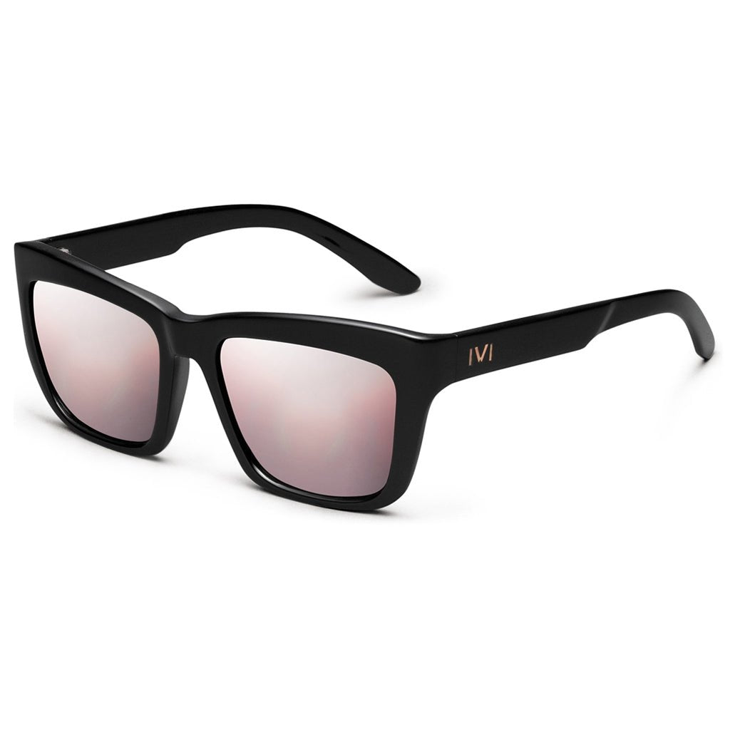 Bonnie: Polished Black / Rose Gradient Lens - Willow & Luna