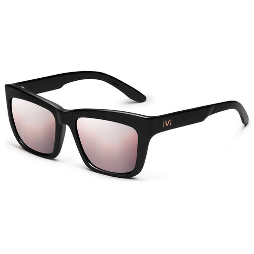 Bonnie: Polished Black / Rose Gradient Lens - Willow & Luna
