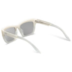 Bonnie: Polished Ivory Fade / Light Blue Chrome Flash Lens - Willow & Luna