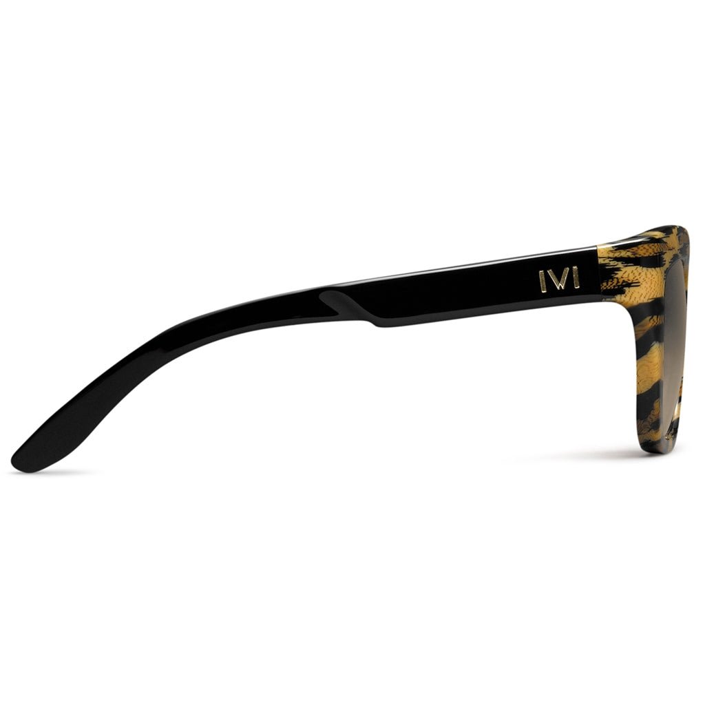 Bonnie: Polished Leopard - Polished Black / Bronze Gradient Lens - Willow & Luna