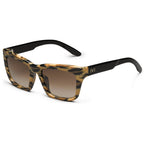 Bonnie: Polished Leopard - Polished Black / Bronze Gradient Lens - Willow & Luna