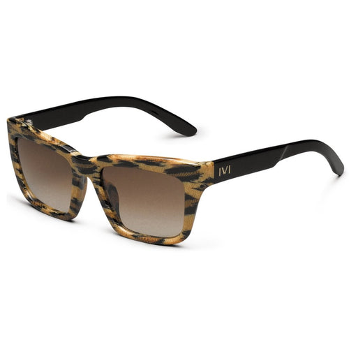 Bonnie: Polished Leopard - Polished Black / Bronze Gradient Lens - Willow & Luna