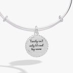 Bonus Mom 'Family Isn't Only Blessed By Name' Charm Bangle