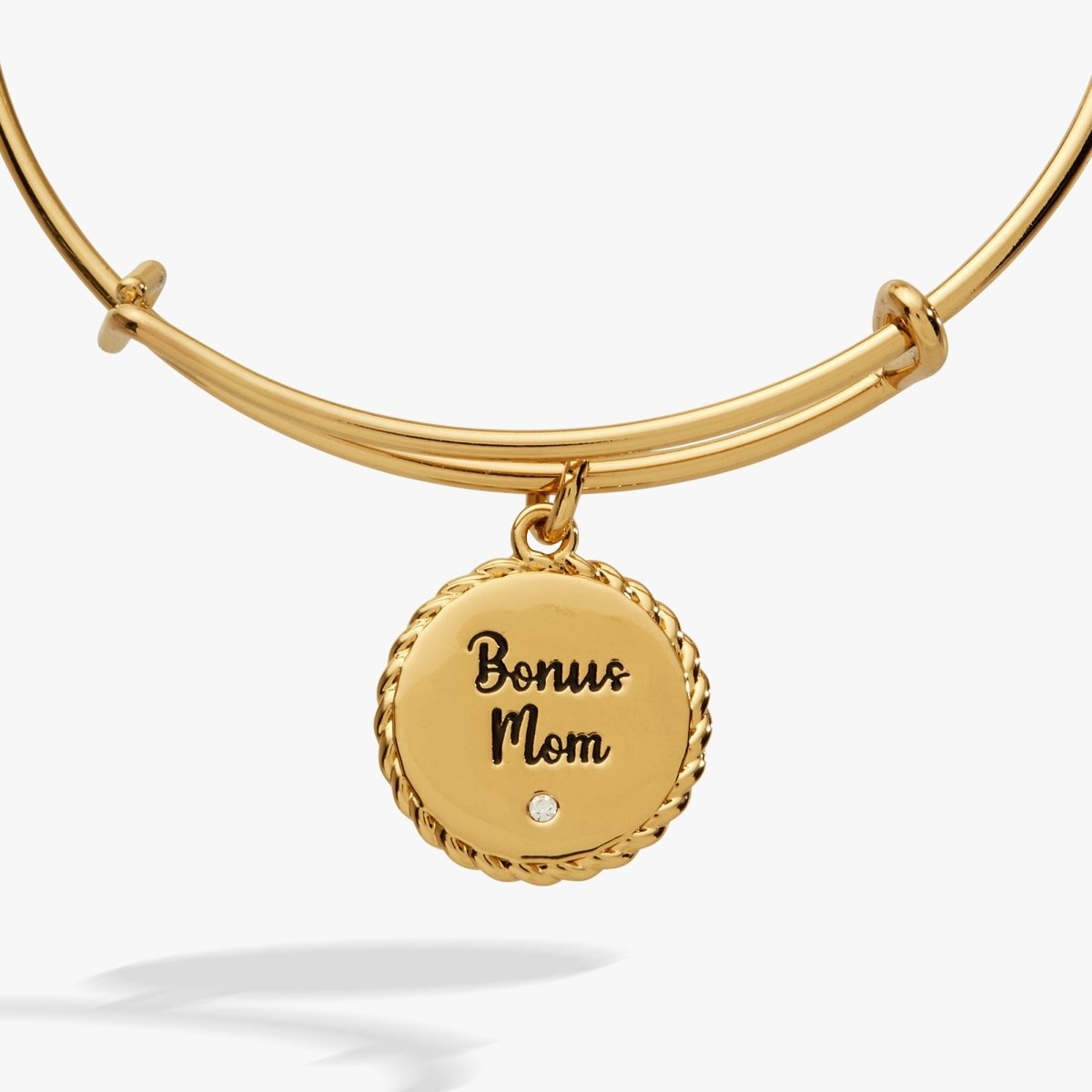 Bonus Mom 'Family Isn't Only Blessed By Name' Charm Bangle - Willow & Luna