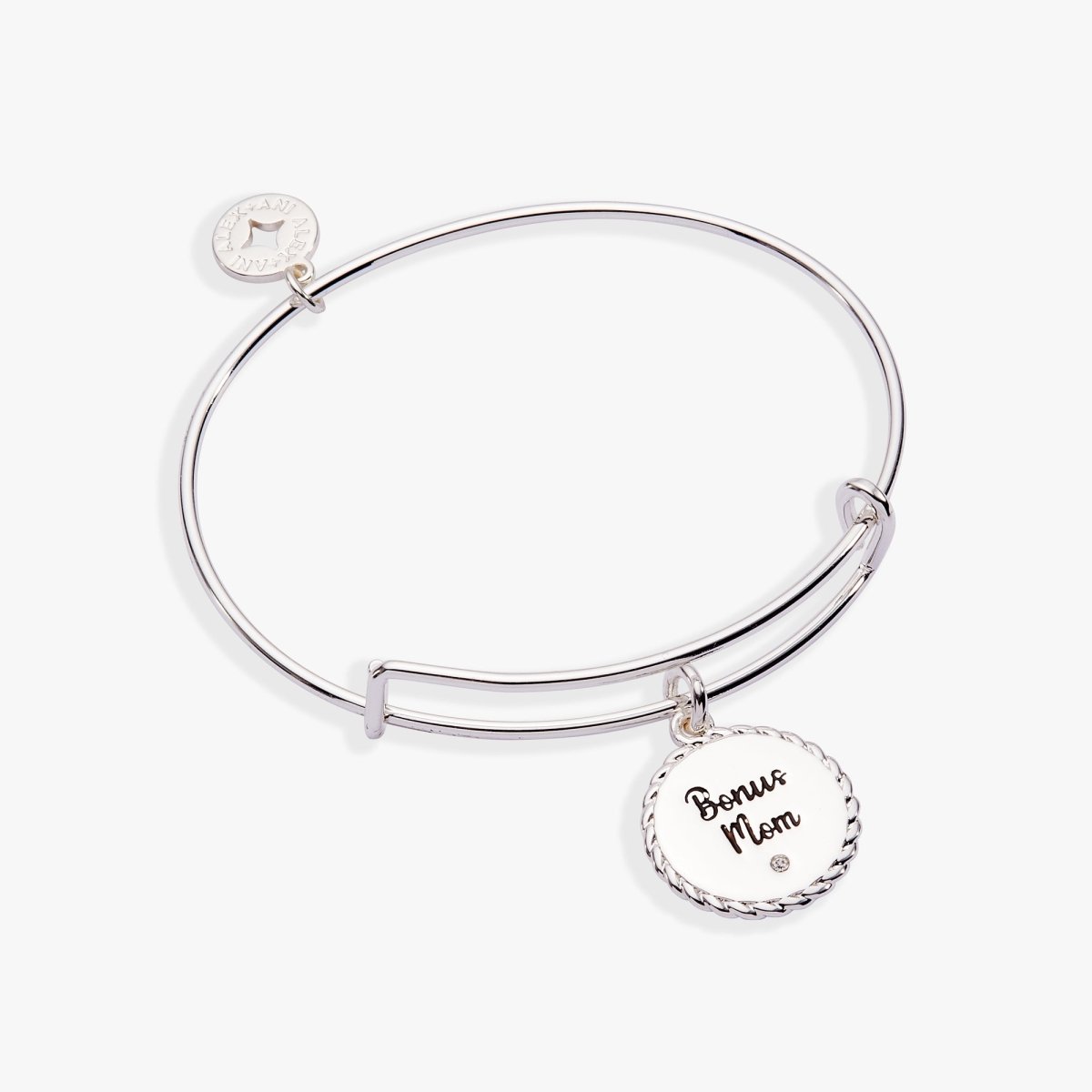 Bonus Mom 'Family Isn't Only Blessed By Name' Charm Bangle - Willow & Luna