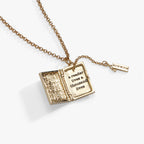 'A Reader Lives A Thousand Lives' Book Club Locket Pendant