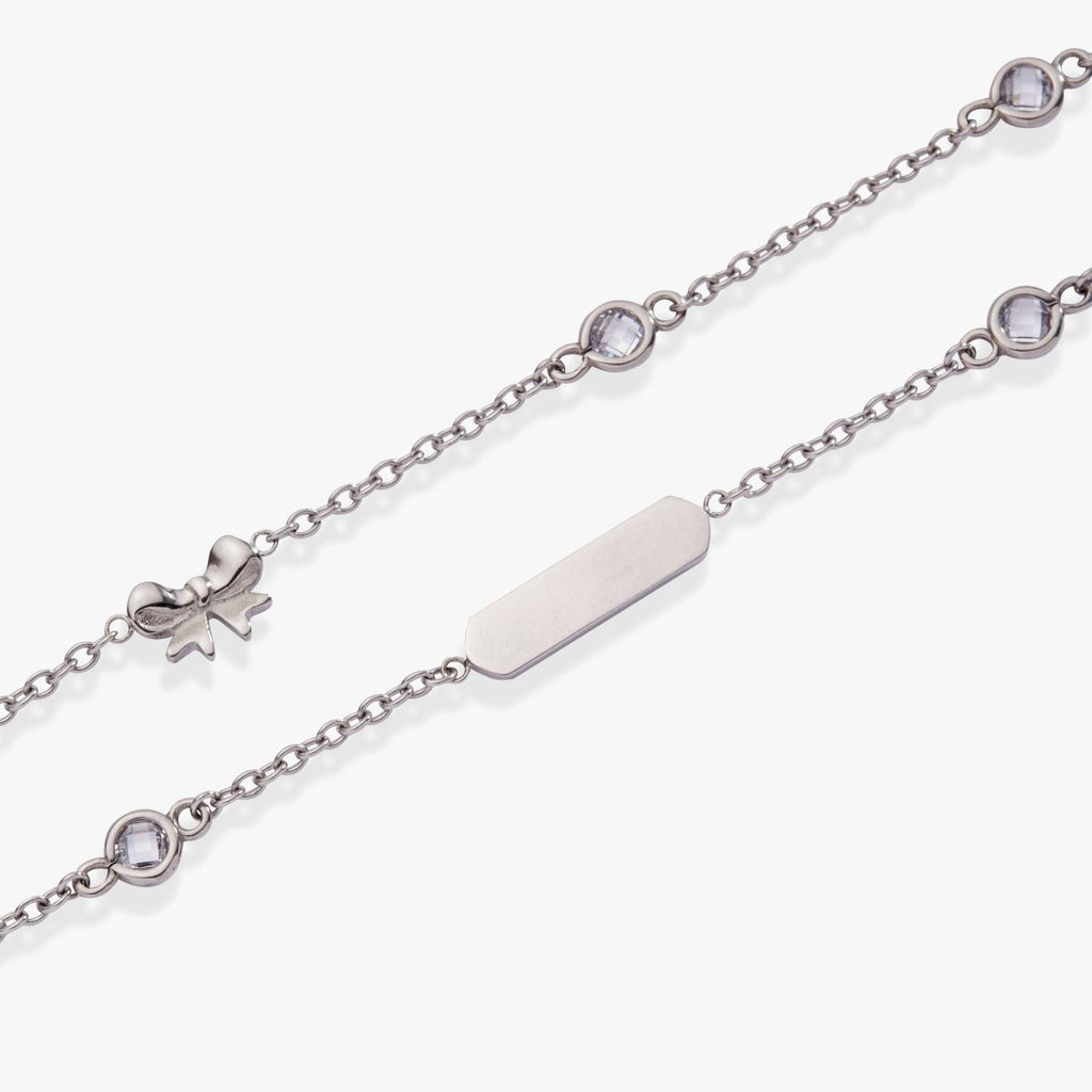 Bow Chain Double Strand Bracelet - Willow & Luna