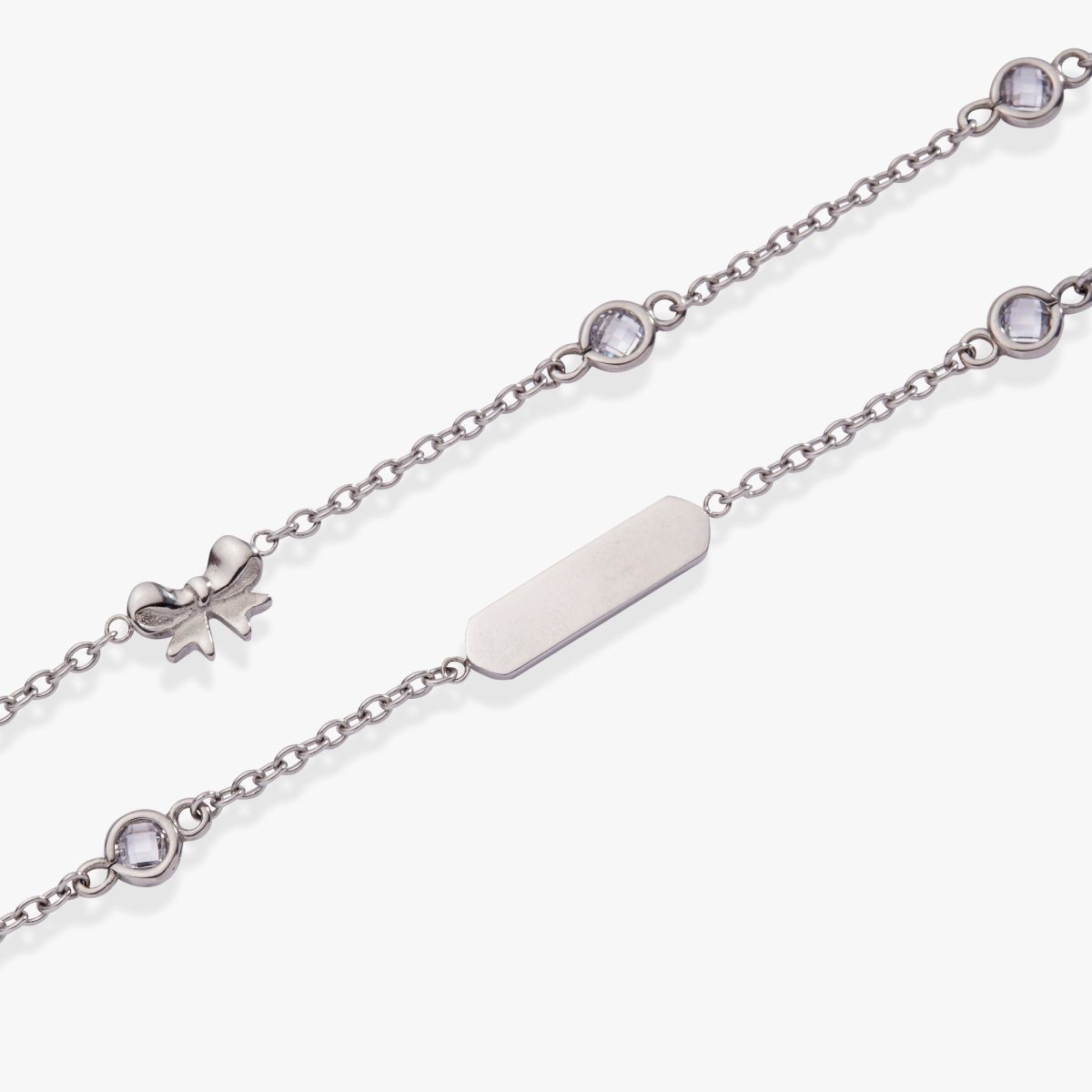 Bow Chain Double Strand Bracelet - Willow & Luna