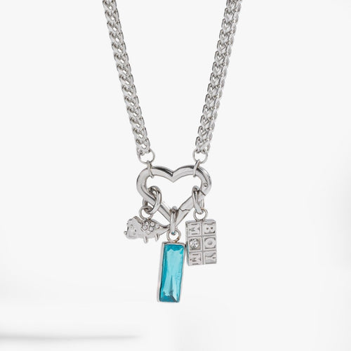 Boy Mom Interchangeable Charm Necklace - Willow & Luna