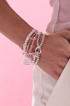 Breast Cancer Awareness Butterfly Stretch Bracelet - Willow & Luna