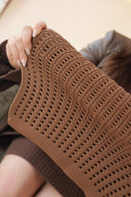 Brown Crochet Handbag - Willow & Luna